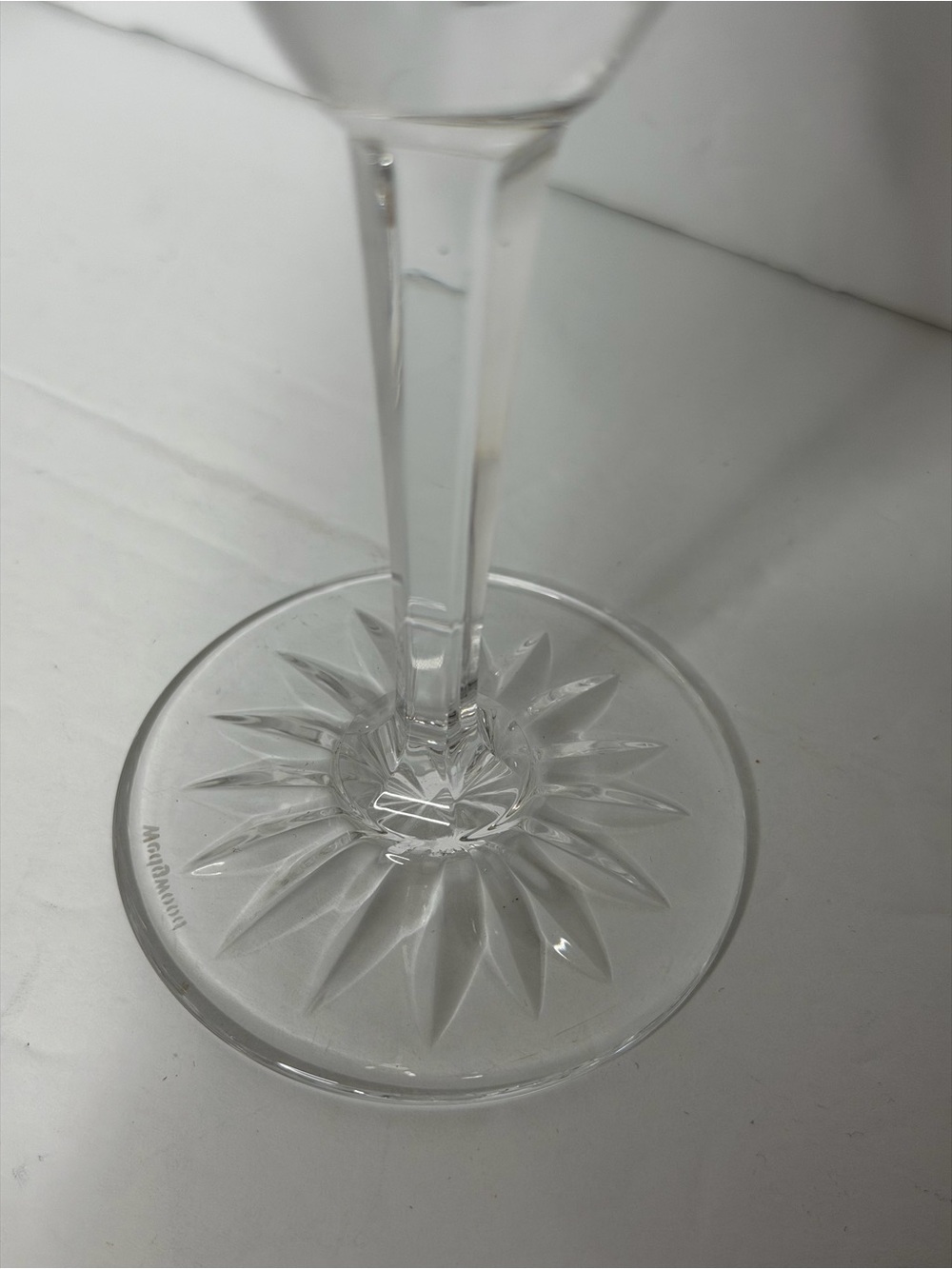 Wedgwood Calendore Lead Crystal glasses Champagne Stemware Flutes - set of 8 - Picture 14 of 14